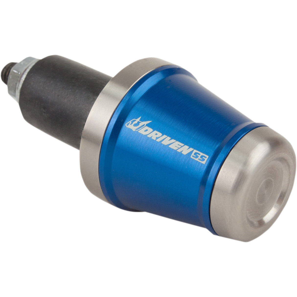 DRIVEN RACING 0634-0372 DBEW-SS-BL Stainless Steel Handlebar End Weight Bar End Weight - Stainless Steel/Blue