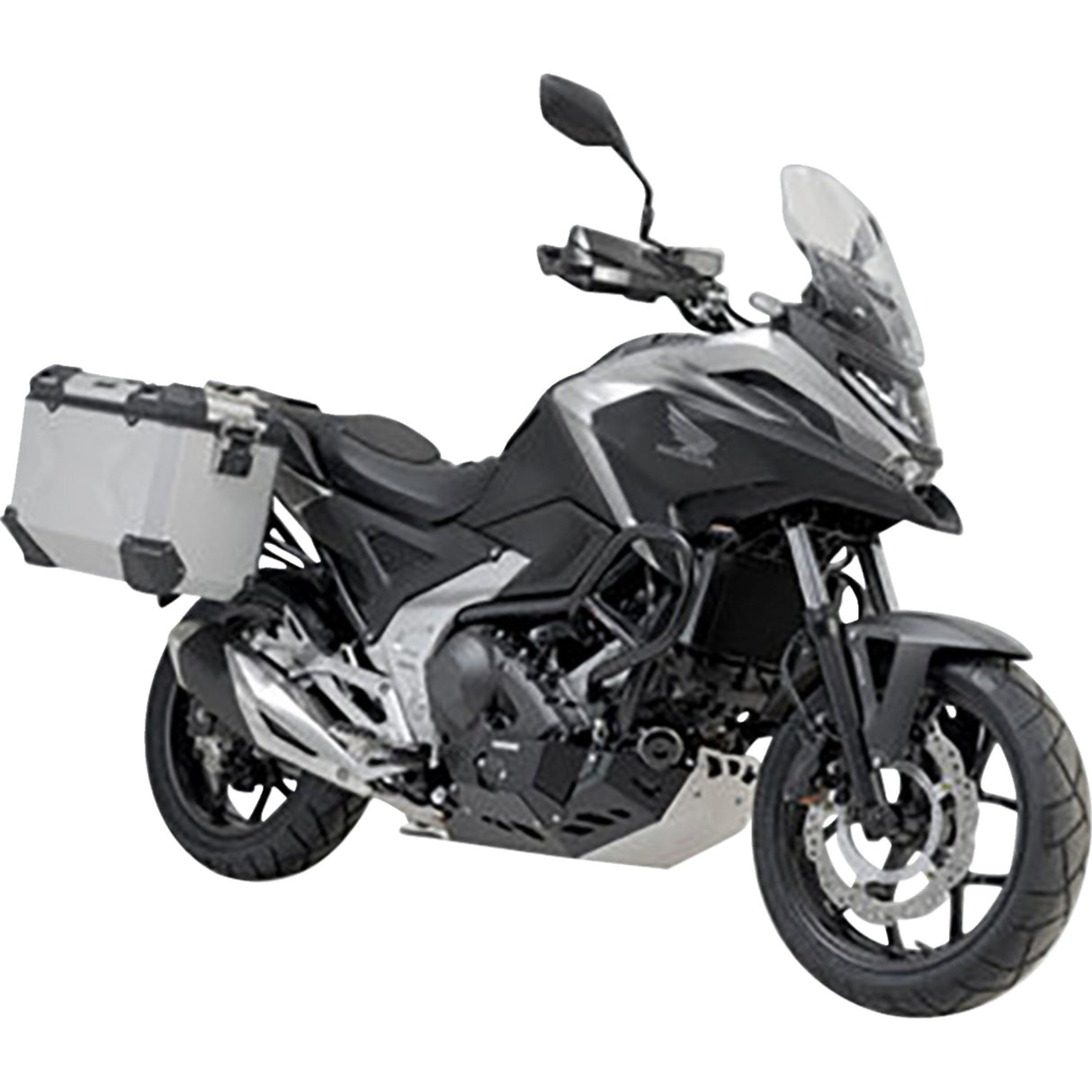 SW-MOTECH 3580-0442 KFT.01.841.70100/S TRAX ADV Aluminum Case System silver - honda nc750 x '20-'24