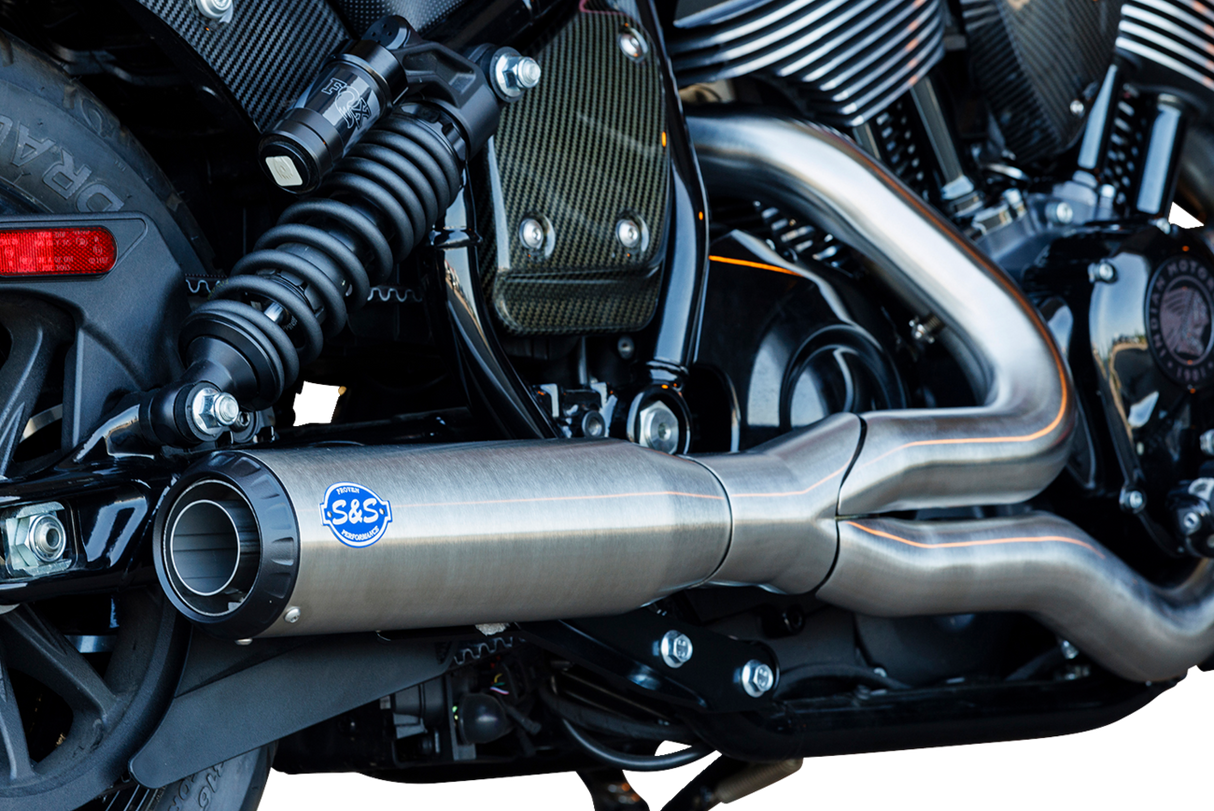 2-into-1 Qualifier Exhaust System - Stainless - 49-State - Indian Chief - 1810-3210