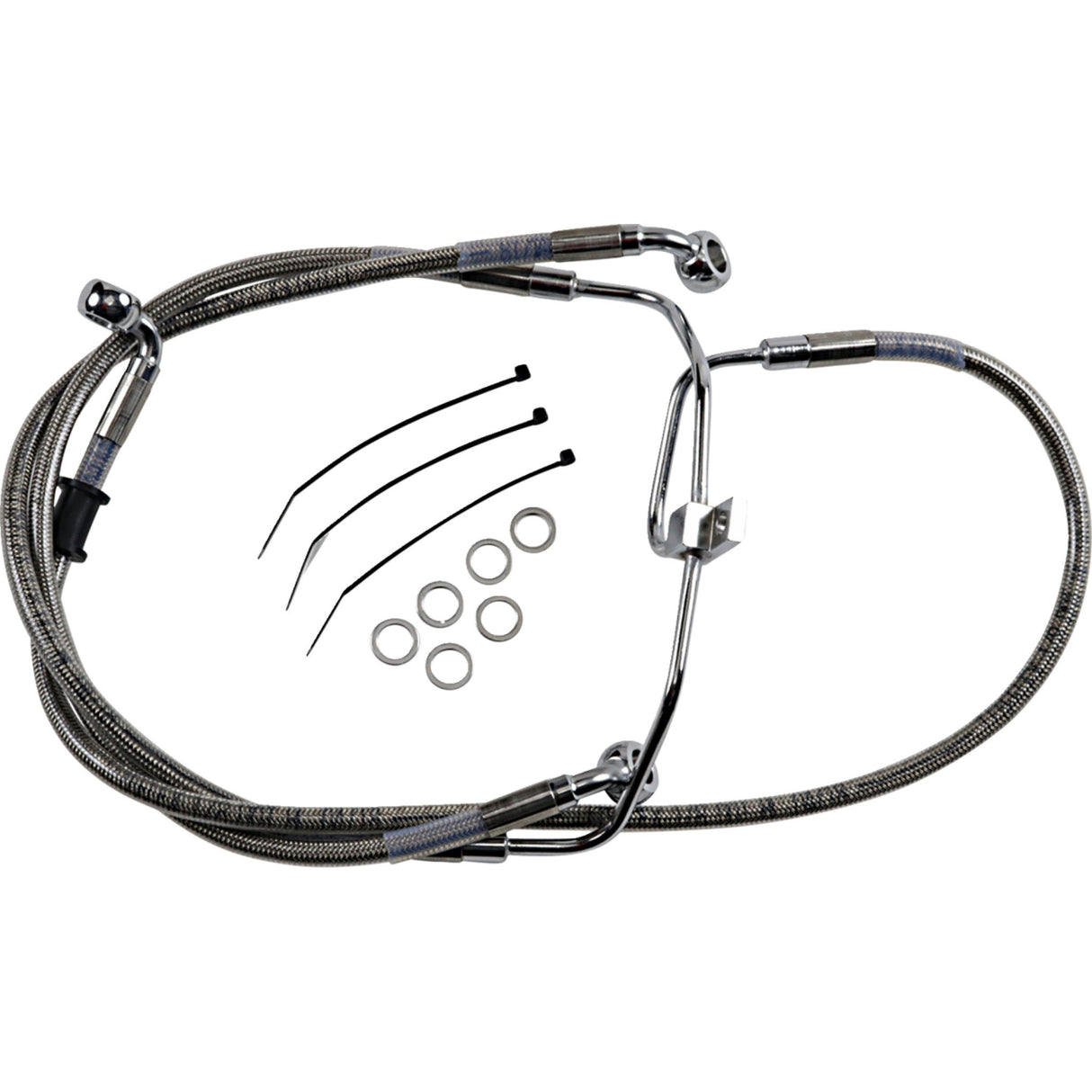 Drag Specialties Brake Line For Harley Fat Bob 2008-2017