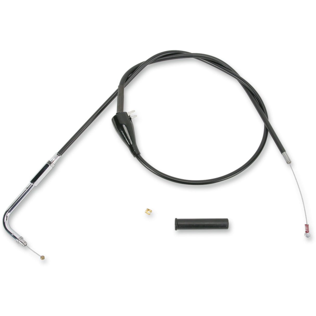 DRAG SPECIALTIES Black Vinyl Cable Idle