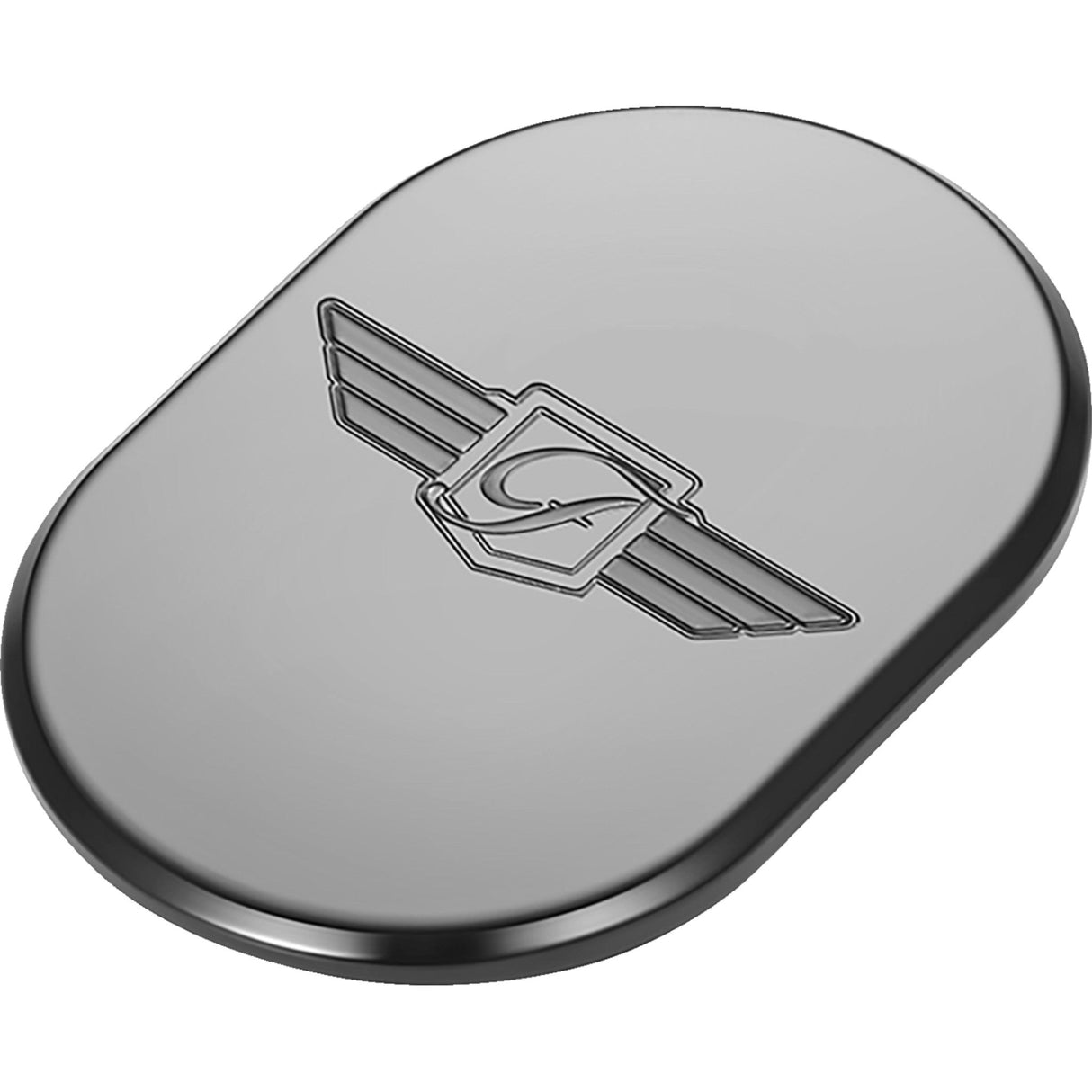 Figurati Designs Antenna Cover Right Rear Fender FD Logo Black - FD-01-AC-BLK-RT For Harley Touring 2009-2023