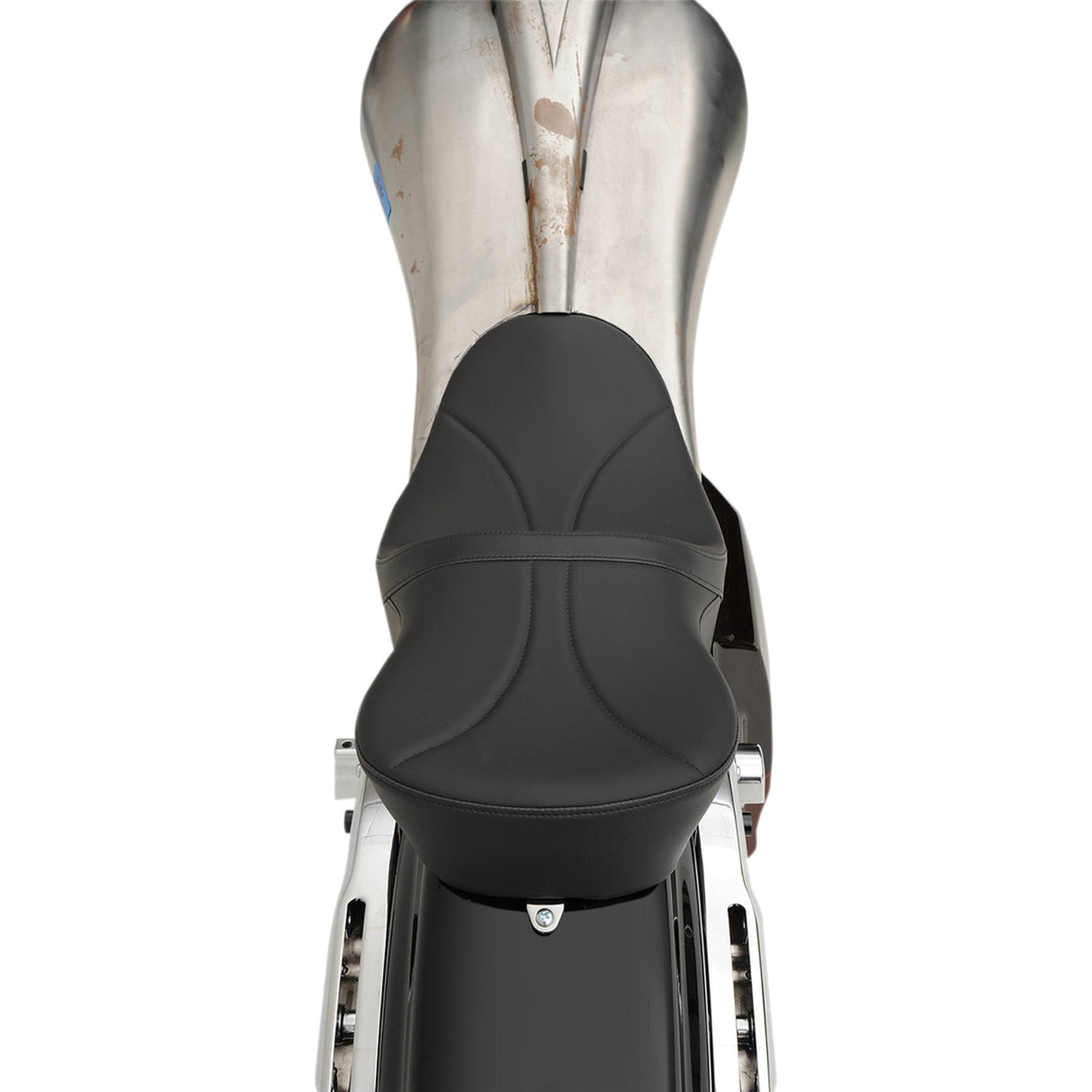 DRAG SPECIALTIES 0801-1075 Low Profile Touring Seat Low Touring Seat - Mild Stitched - Razorback Tanks - FL '10-'23
