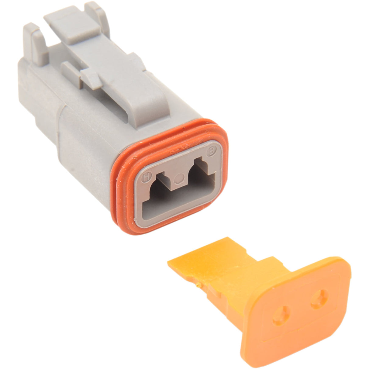NAMZ 2120-0051 DP-2G Deutsch DT Sealed Connector Component — Wiring Connector Deutsch Plug - 2 Pin - Gray