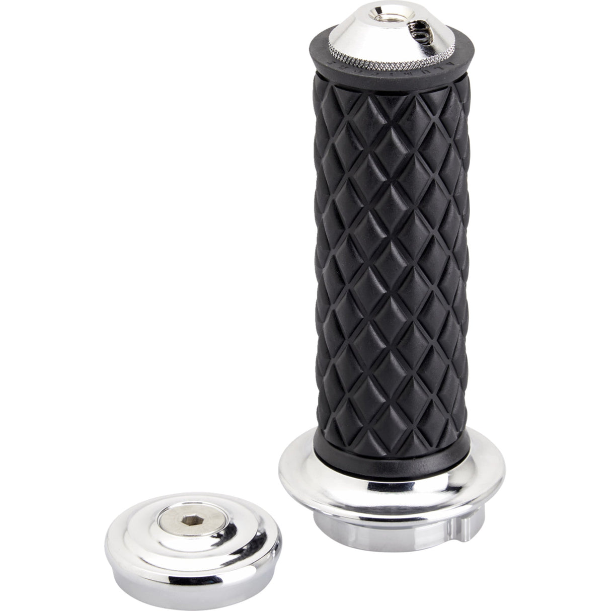 BILTWELL 0630-3187 6608-105-01 Alumicore Grips Grips - Alumicore - TBW - Chrome