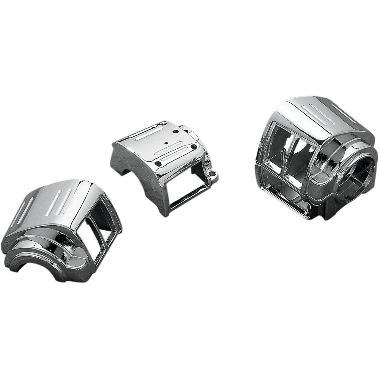 DRAG SPECIALTIES Handlebar Switch Housing Kit Chrome