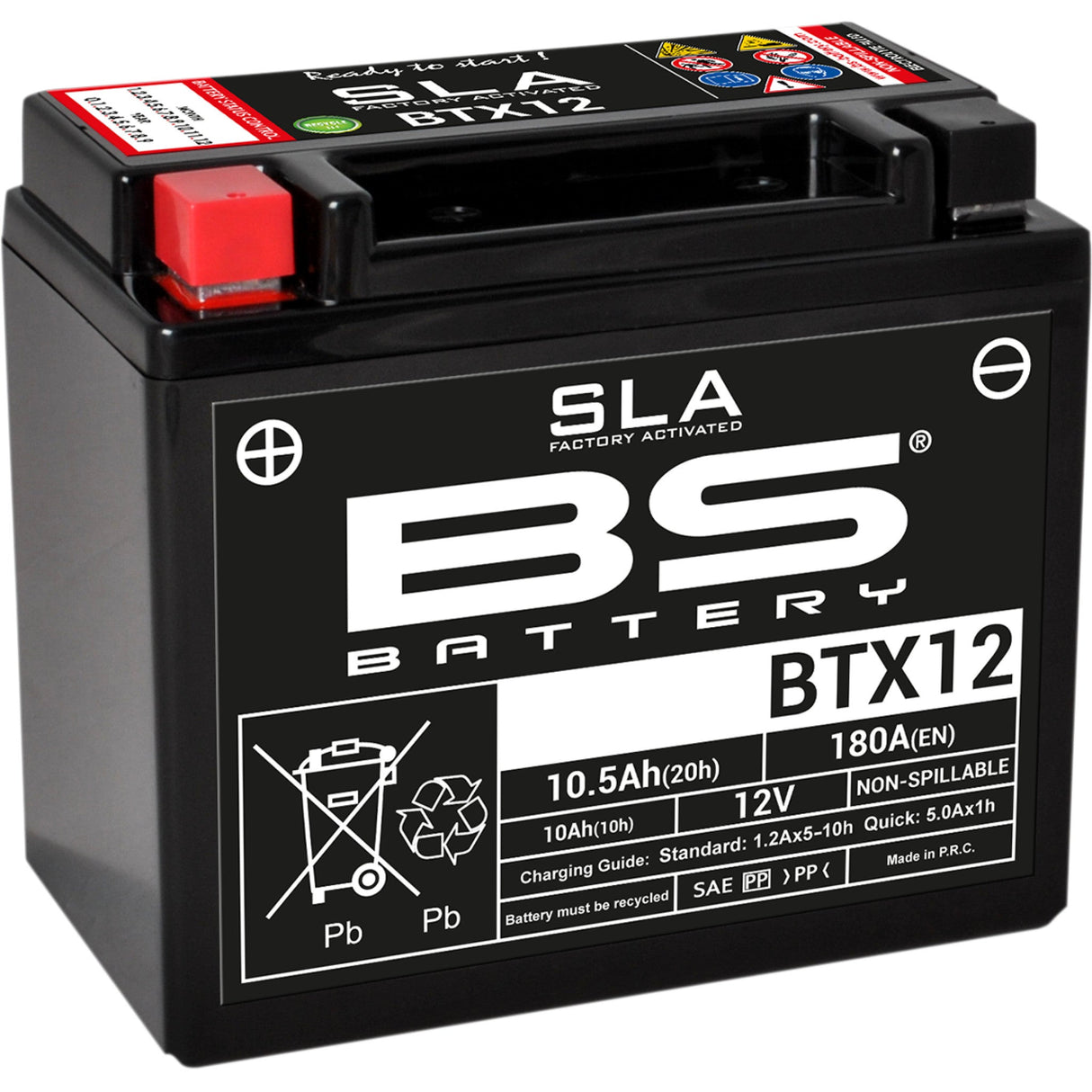 Bs Battery BTX Battery - 300680 For Triumph Motorcycles 2000-2014 | Kymco ATV/UTV Models 2003-2011