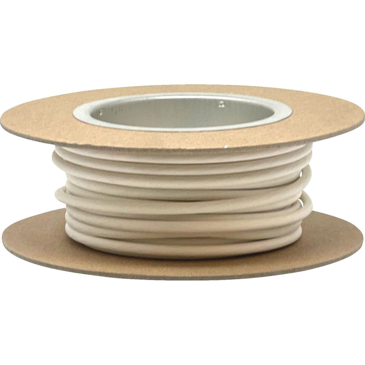 NAMZ 2120-1284 NGWR-910 Bare-Copper GXL Hook-Up Wire - 25' GXL Wire Spool - 10 Gauge - White