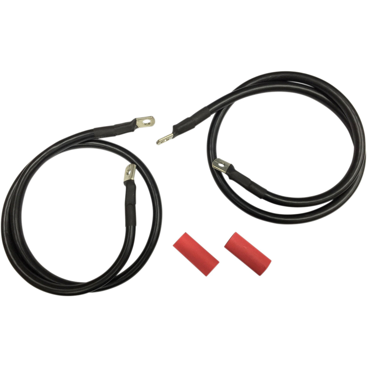 DRAG SPECIALTIES 2113-0670 Battery Cable Set black - '89-'92 fl