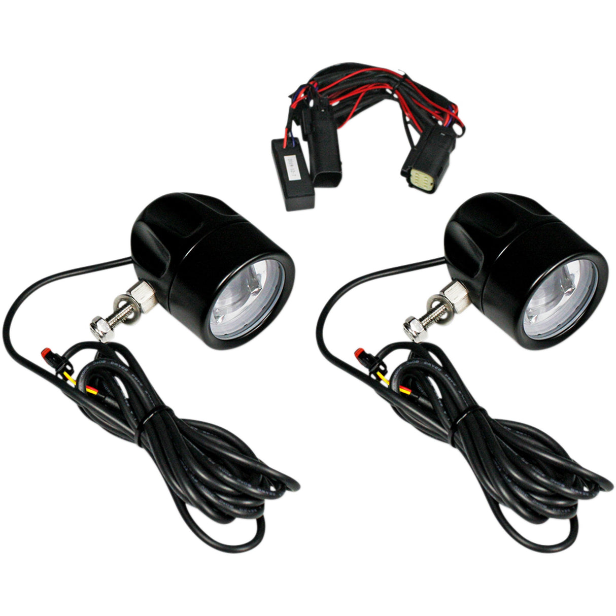 Custom Dynamics Fog Light - PB-FOG-SS8-B For Harley Touring 2010-2013