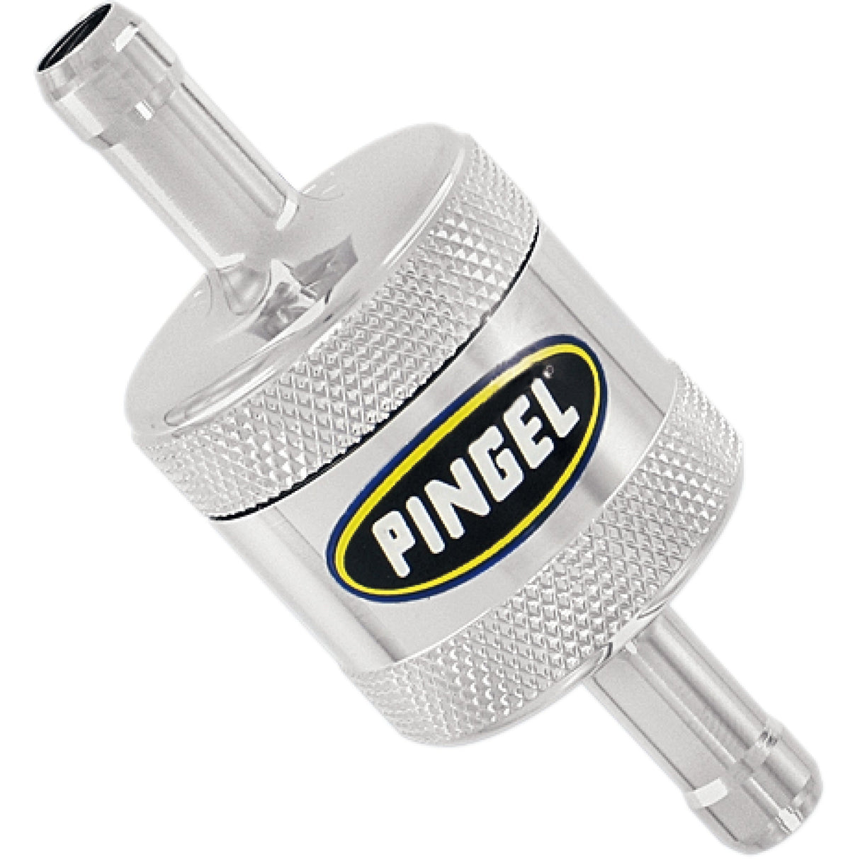 PINGEL DS-391662 SS1C In-Line Fuel Filter Fuel Filter - Short - Chrome - 5/16"