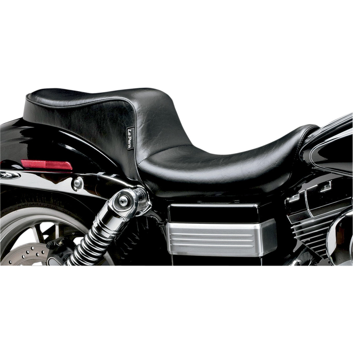 LE PERA 0803-0362 LK-021 Cherokee Seat - Smooth - Black - FXD '06-'17
