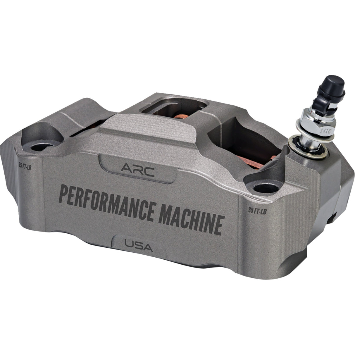 PERFORMANCE MACHINE (PM) 1701-0812 0052-2426-GYC Race Series Radial Mount Caliper Radial Mount Caliper - Front Right - Gunmetal Gray