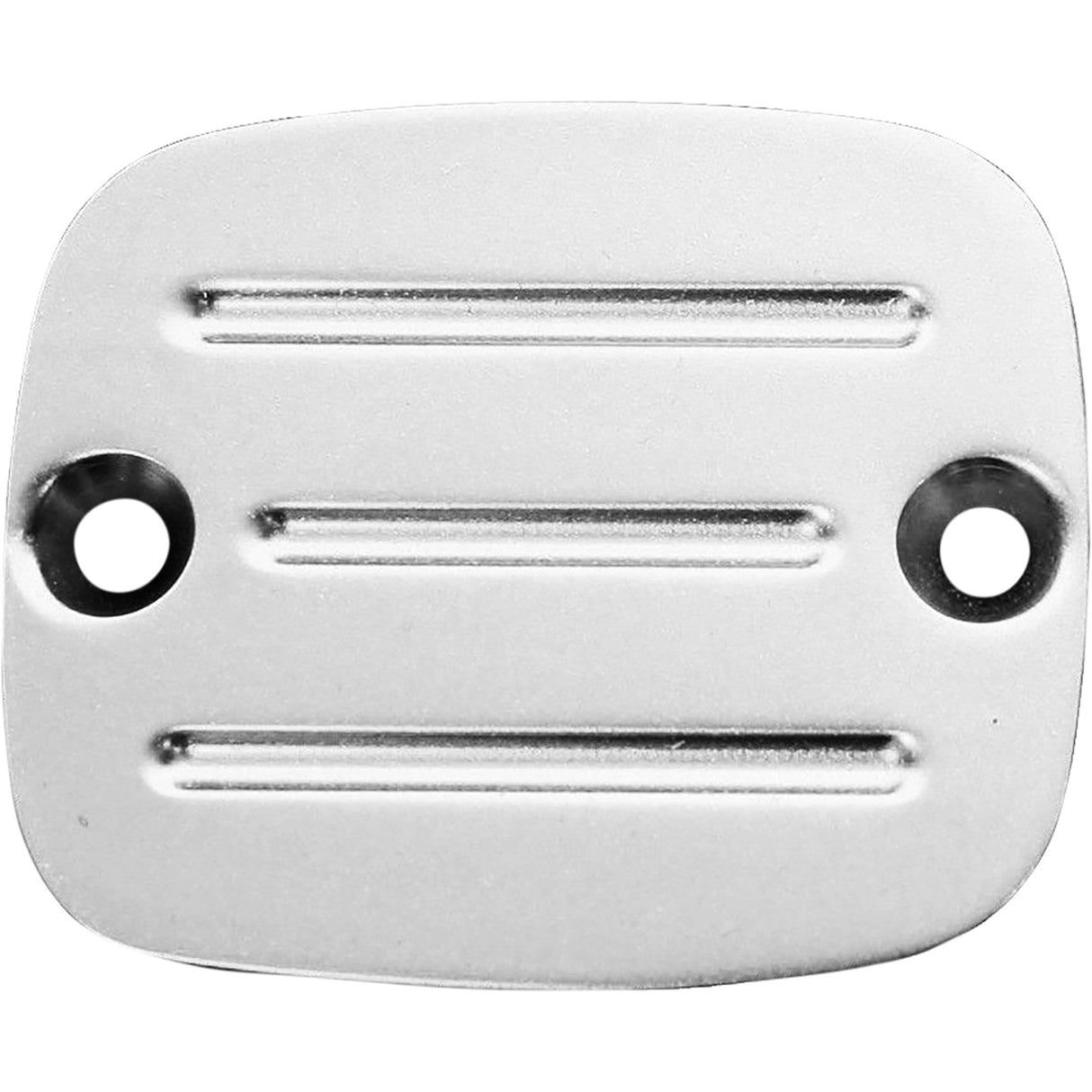 Accutronix Master Cylinder Cover With Milled Lines Chrome - C122-MC For Harley Motorcycles 1996-2008