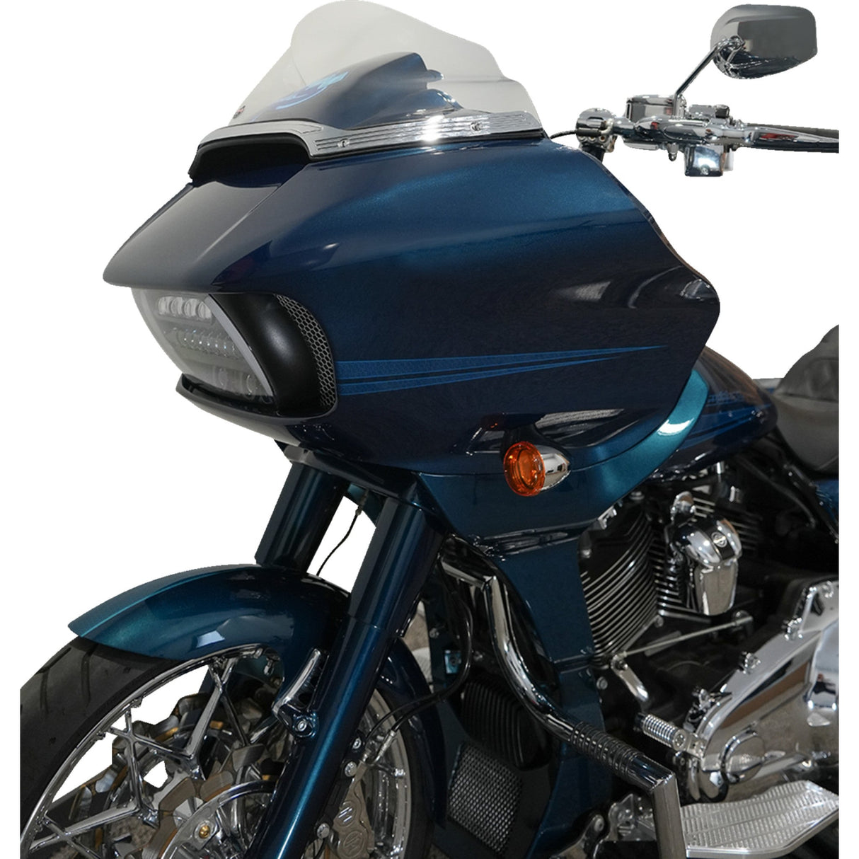 Klock Werks Sport Flare® Windshield 9" Clear - KWW-01-0659 For Harley Road Glide 2015-2025