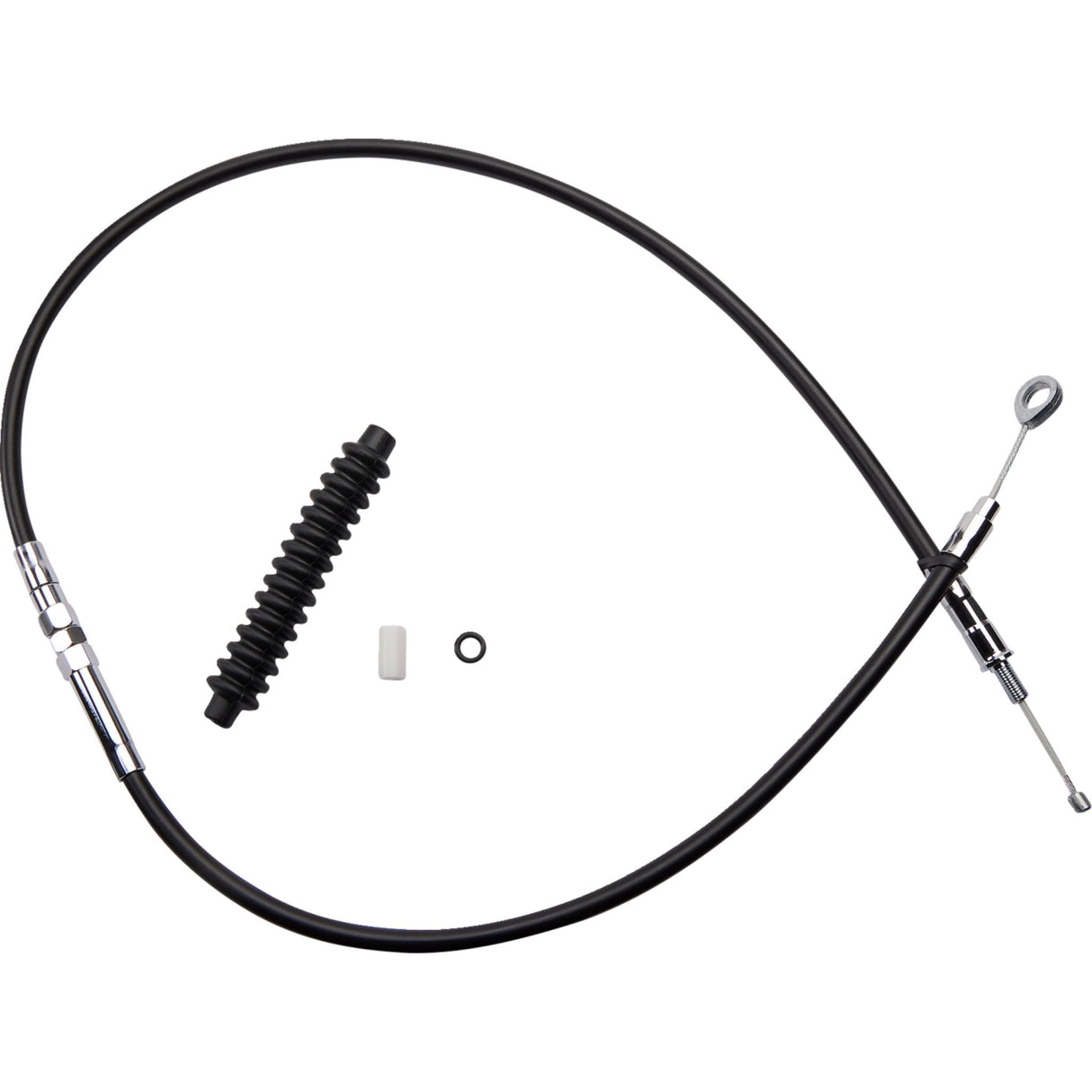 DRAG SPECIALTIES High-Efficiency Black Vinyl Clutch Cable