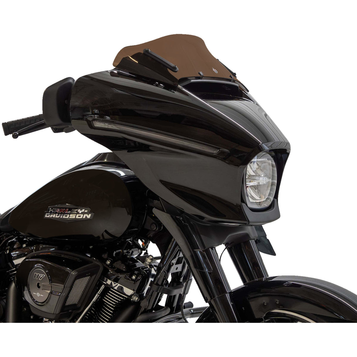 Klock Werks Kolor Flare® Windshield 6-1/2" Bronze - KWW-01-0747 For Harley Street Glide 2023-2026