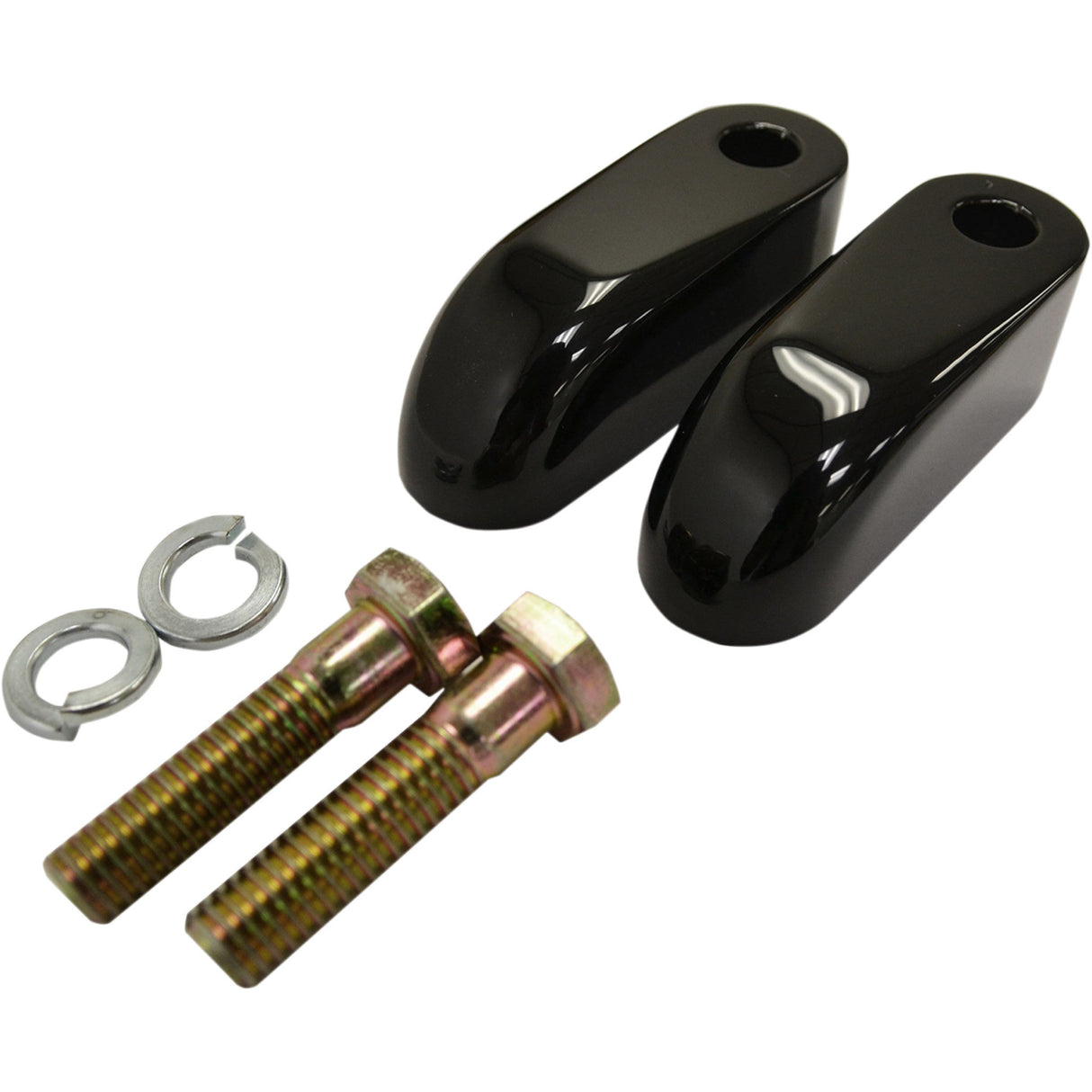 LA CHOPPERS 0602-0692 LA-7416-02B Handlebar Riser Pullback Extension Kit - Riser Extensions - Pullback - 2" - Black