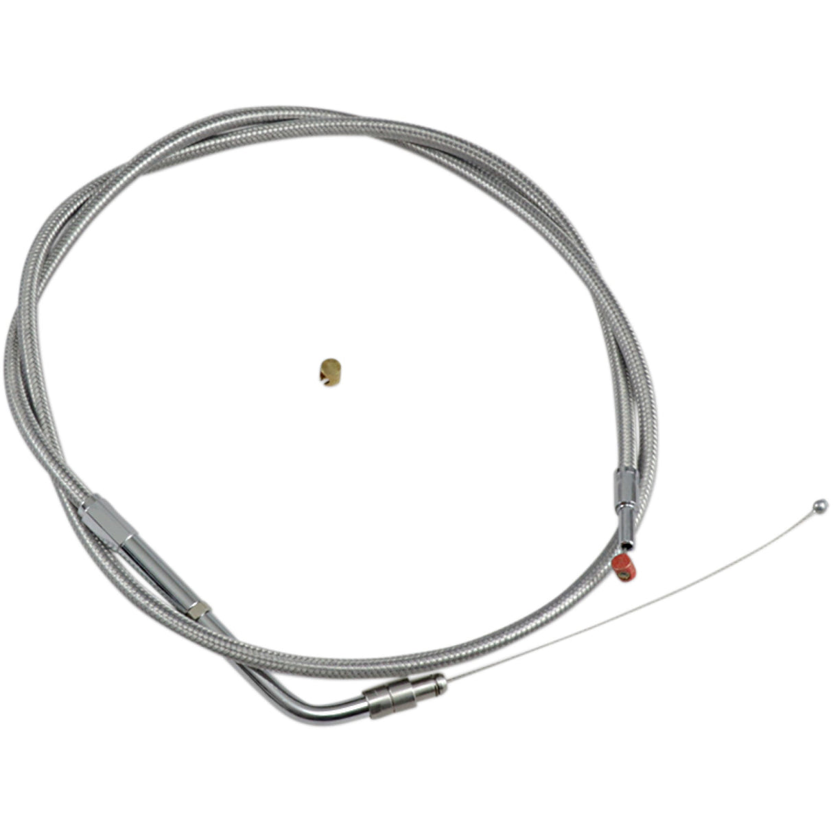 Barnett Stainless Steel Throttle Idle Cable - 102-30-30035 For Harley Touring 2006-2007