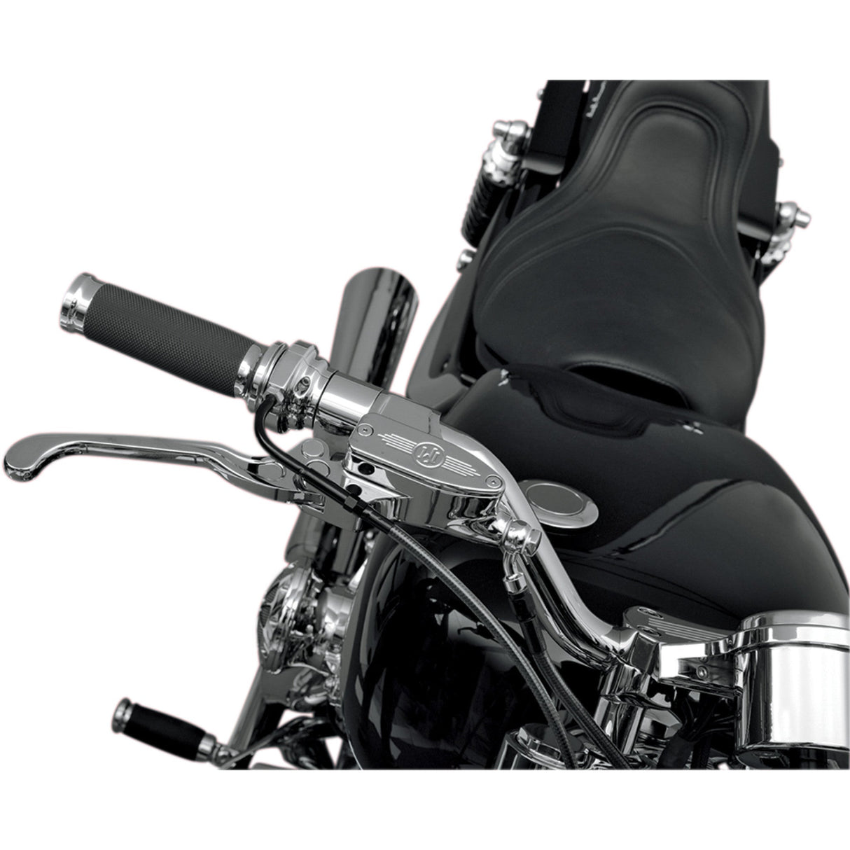 Performance Machine Contour Lever Assembly - 0062-2510-CH For Harley Motorcycles 1996-2013