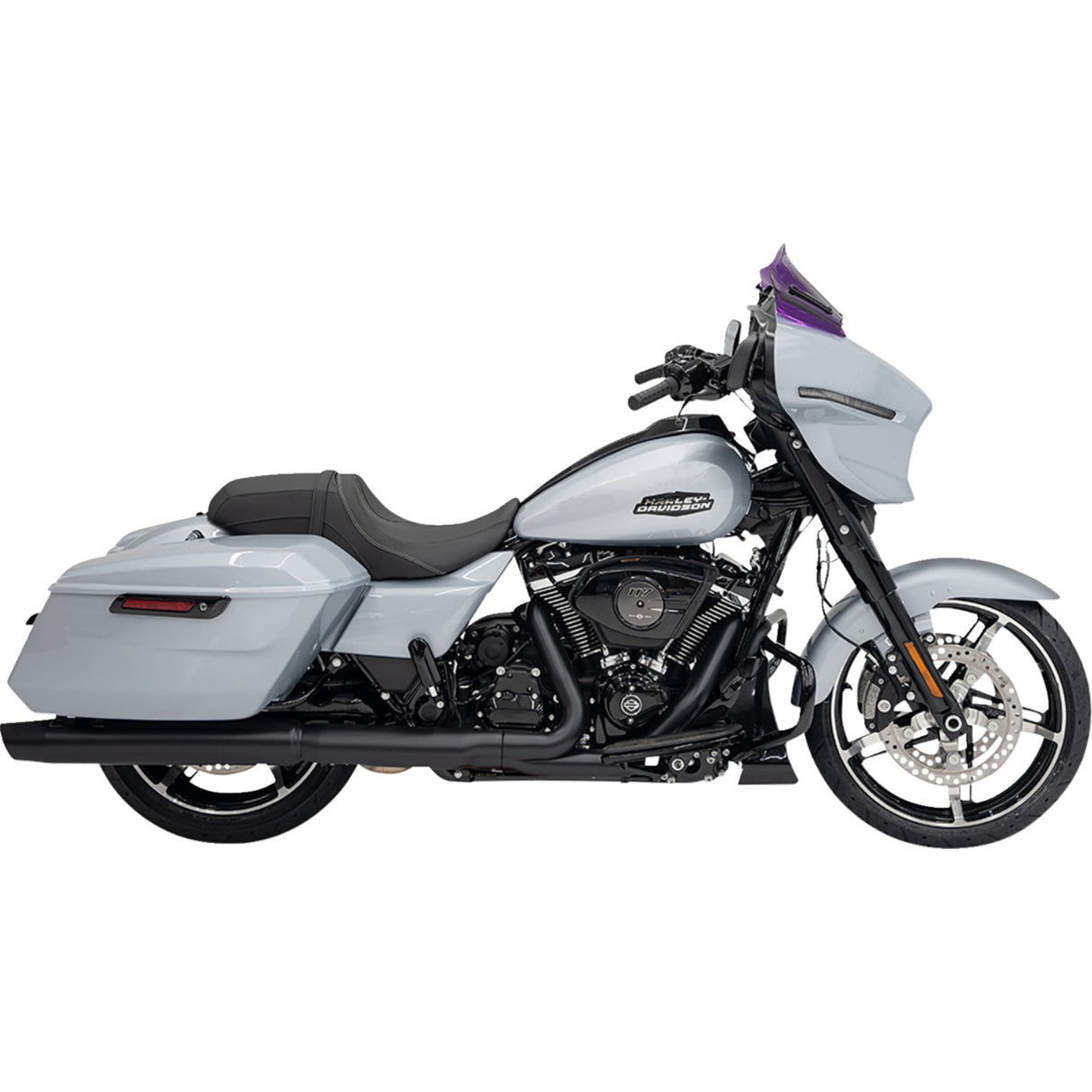 Klock Werks Kolor Flare® Windshield 8" Purple - KWW-01-0733 For Harley Touring 2023-2026