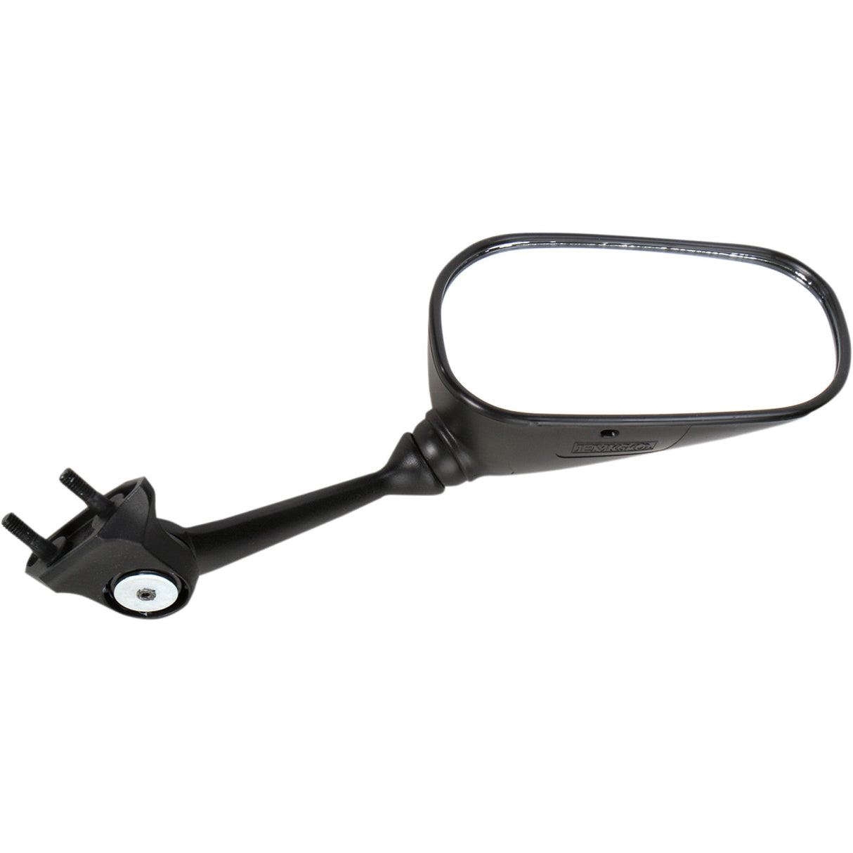 EMGO 0640-0708 20-57901 OEM-Style Replacement Mirror Mirror - Side View - Oval - Black - Right