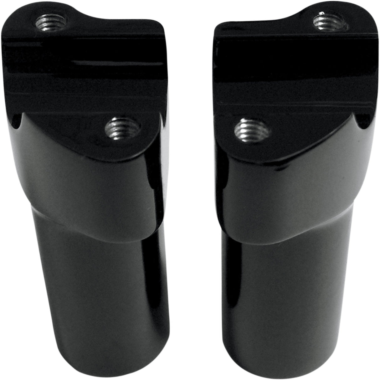 DRAG SPECIALTIES 0602-0589 Handlebar Riser & Top Clamp Kit 4" - buffalo - black