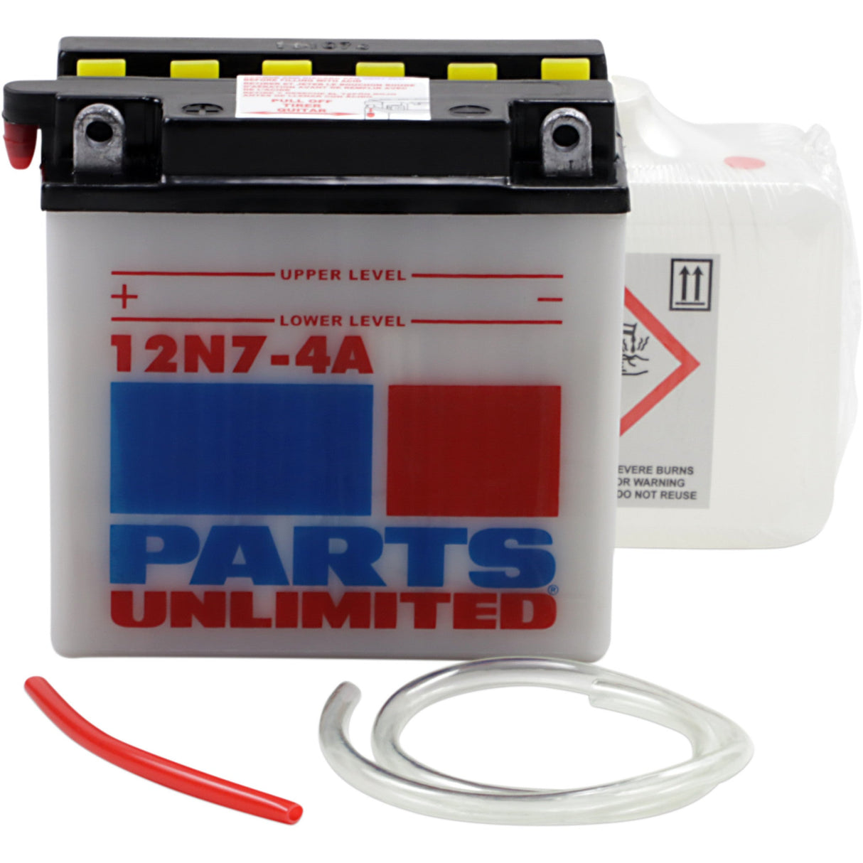 Parts Unlimited Conventional Battery Kit 12N7-4A For Harley Sportster 900 / Super Glide 1970-1978