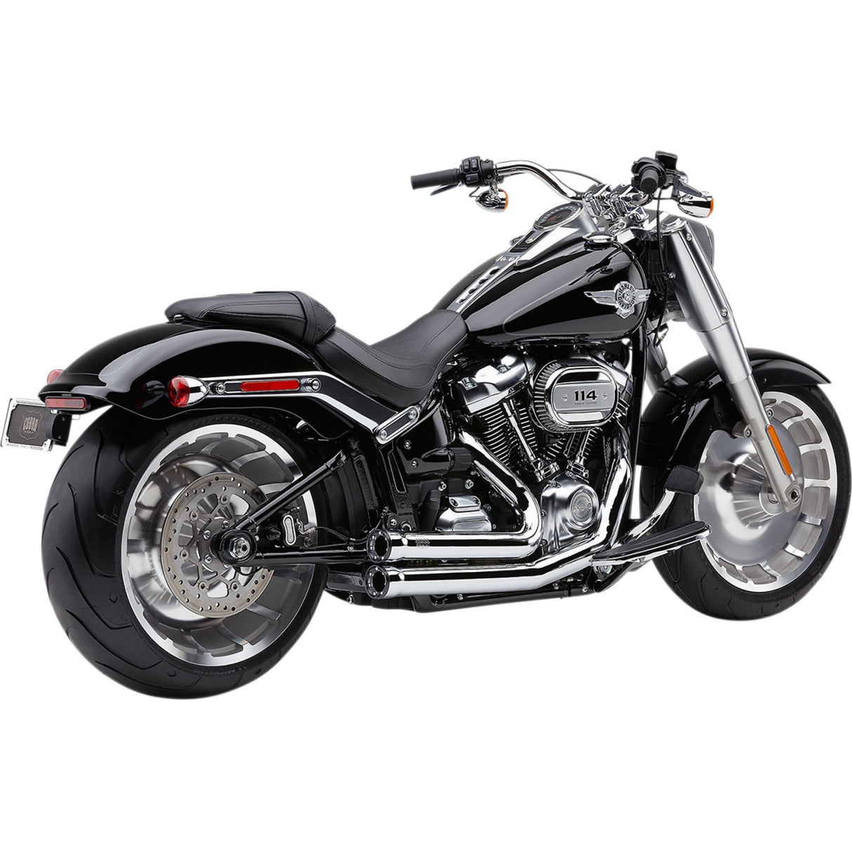 Cobra Speedster Short RPT 2-Into-2 Exhaust System - 6795 For Harley Softail 2018-2020