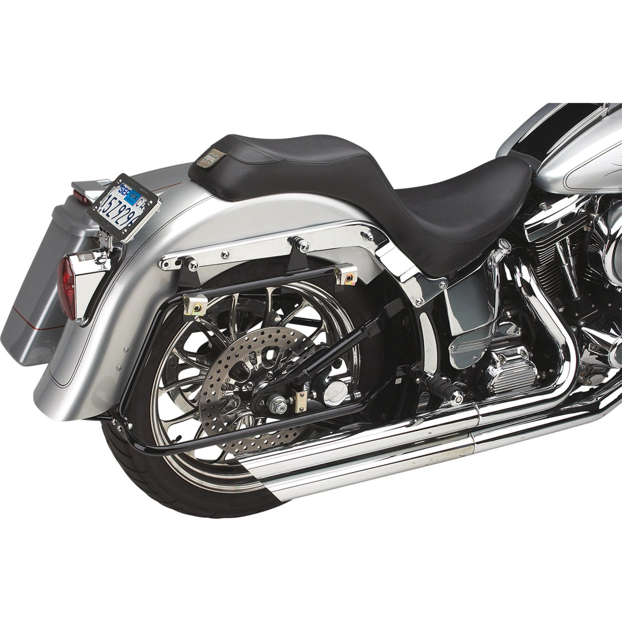 Cycle Visions Saddlebag Support - CV-7200A For Harley Softail 1986-2007