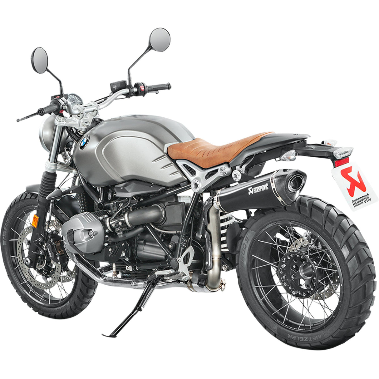 AKRAPOVIC 1811-3290 S-B12SO17-HBRBL Slip-On Series Muffler Muffler - Titanium - R NineT - Black