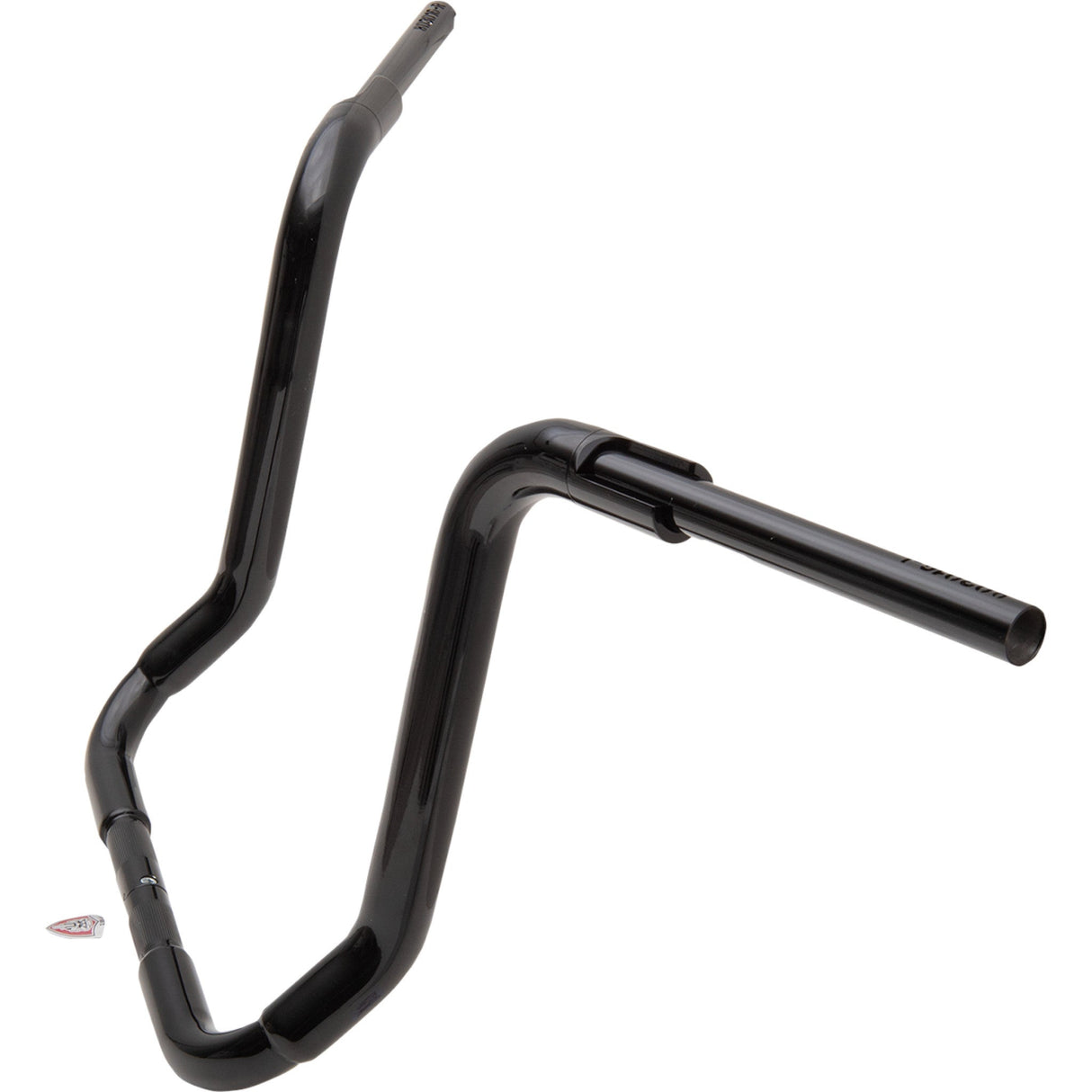 FAT Baggers INC. 1-1/2" EZ Install Rounded Top Handlebar 16" Black - 803016-B For Harley Touring 2014-2020