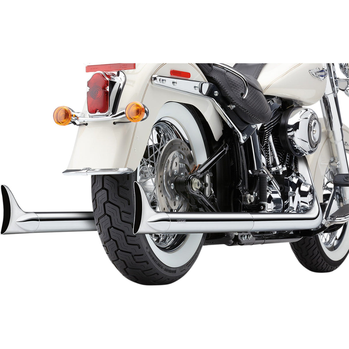Cobra Bad Hombre Duals 2-Into-2 Exhaust System - 6989 For Harley Softail 2012-2017