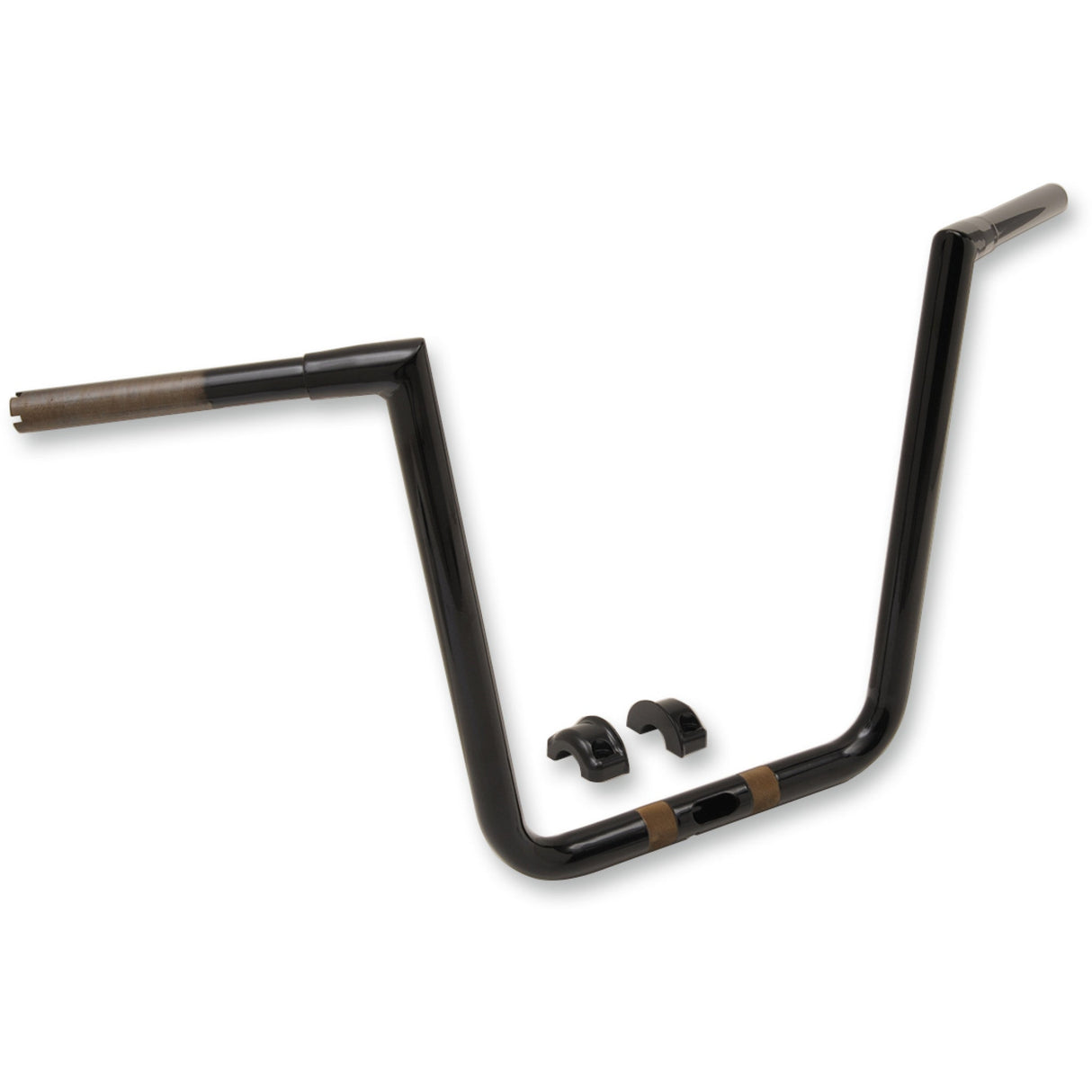 LA Choppers 1-1/4" Hefty Twin Peaks Handlebar 19" Black - LA-7312-69B For Harley Road Glide 2015-2022