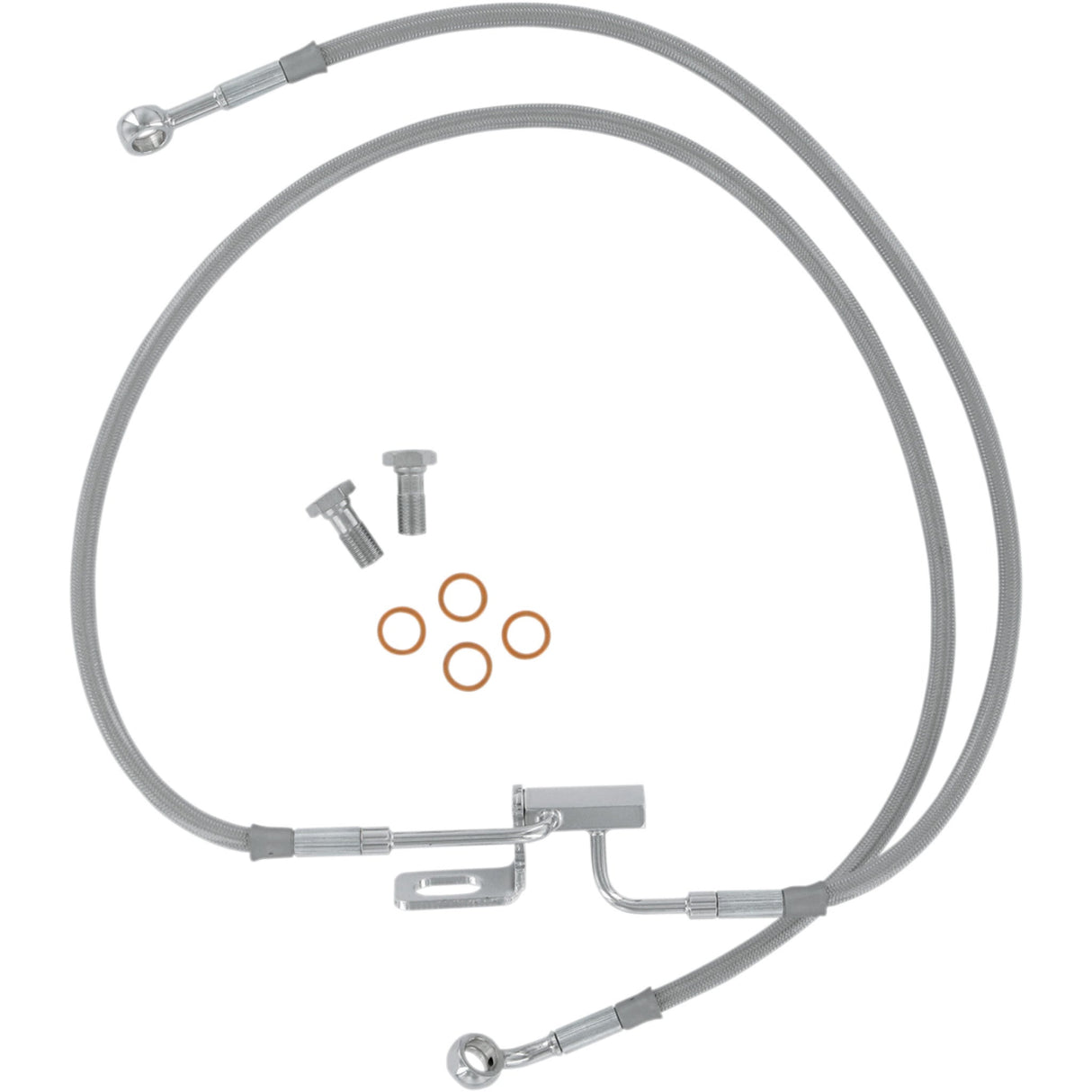GOODRIDGE 1741-0897 HD9285-A OEM-Style Brake Line Kit Brake Line Kit - Softail