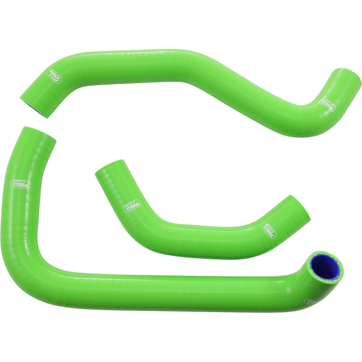 SAMCO SPORT 1902-1719 KAW-101-GN Radiator Hose Kit — Race Bike Design Radiator Hose Kit - Green - Kawasaki