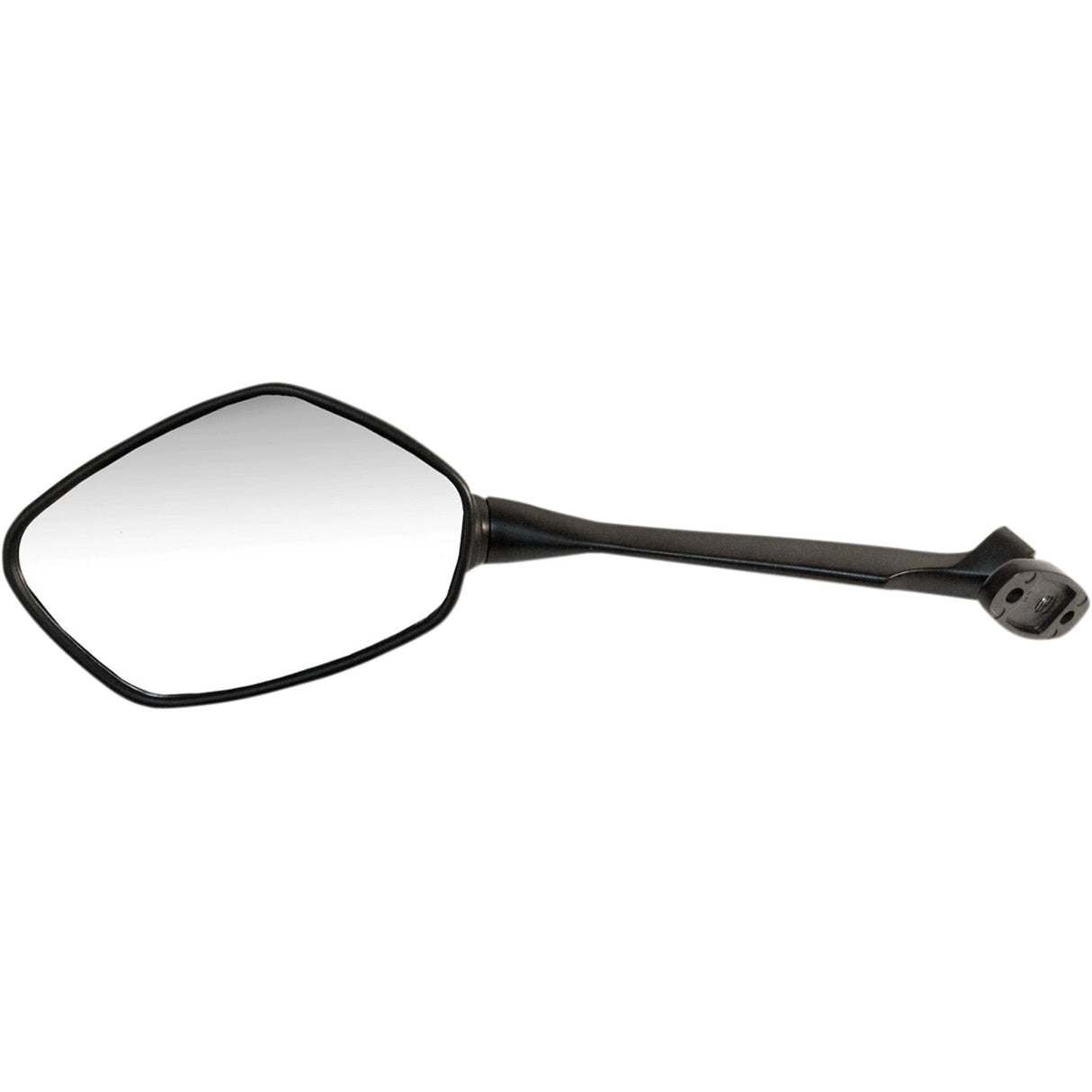 EMGO 0640-1065 20-87152 OEM-Style Replacement Mirror Mirror - Side View - Polygon - Black - Left
