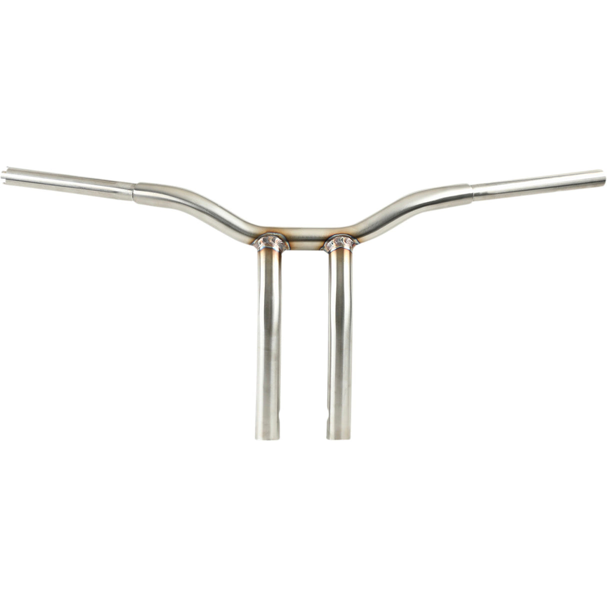 LA Choppers Kage Fighter Welded Bent-Riser Handlebar One Piece 12" Stainless Steel - LA-7338-12SS For Harley Motorcycles 1957-2020