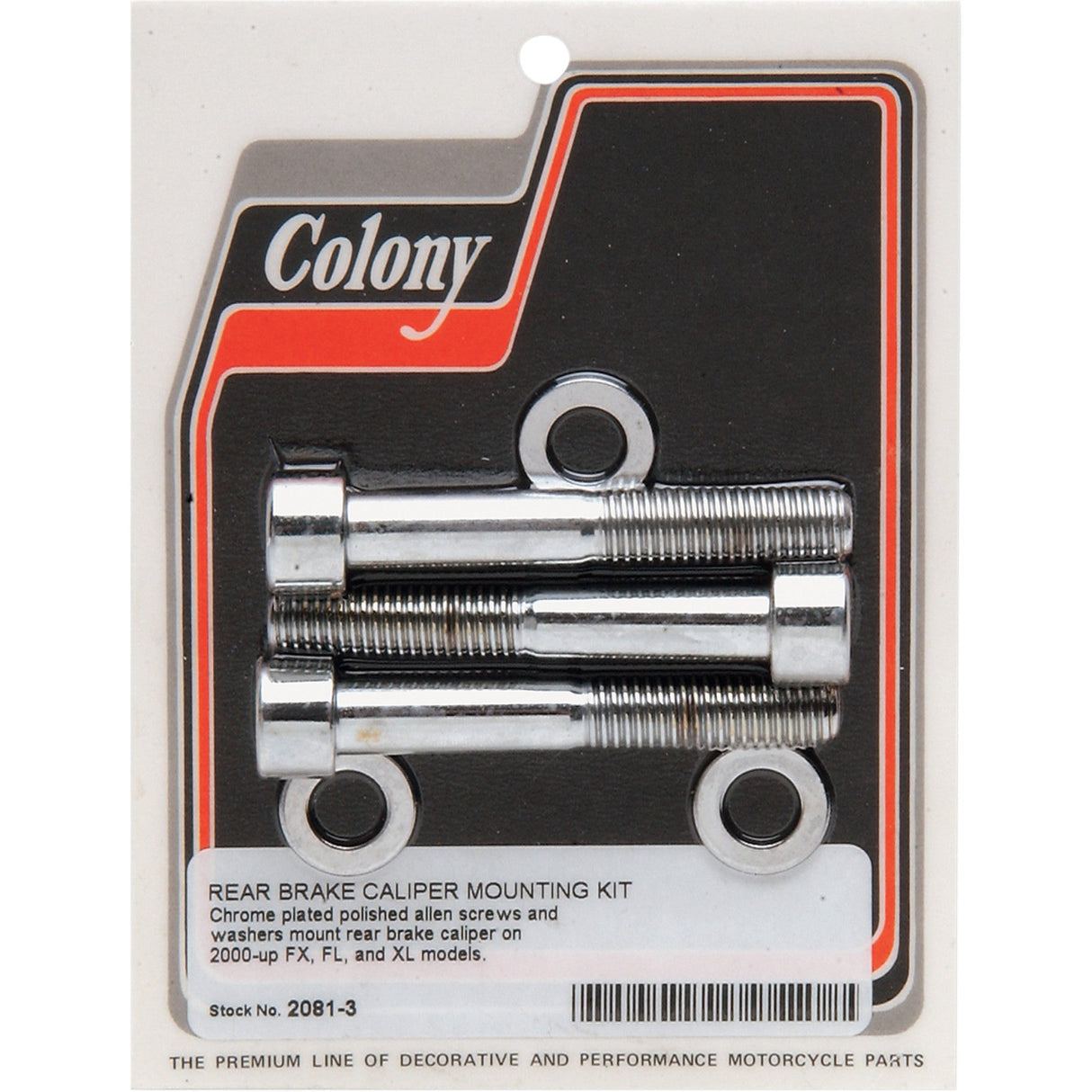 COLONY 2401-0124 2081-3 Bolt Kit caliper - rear