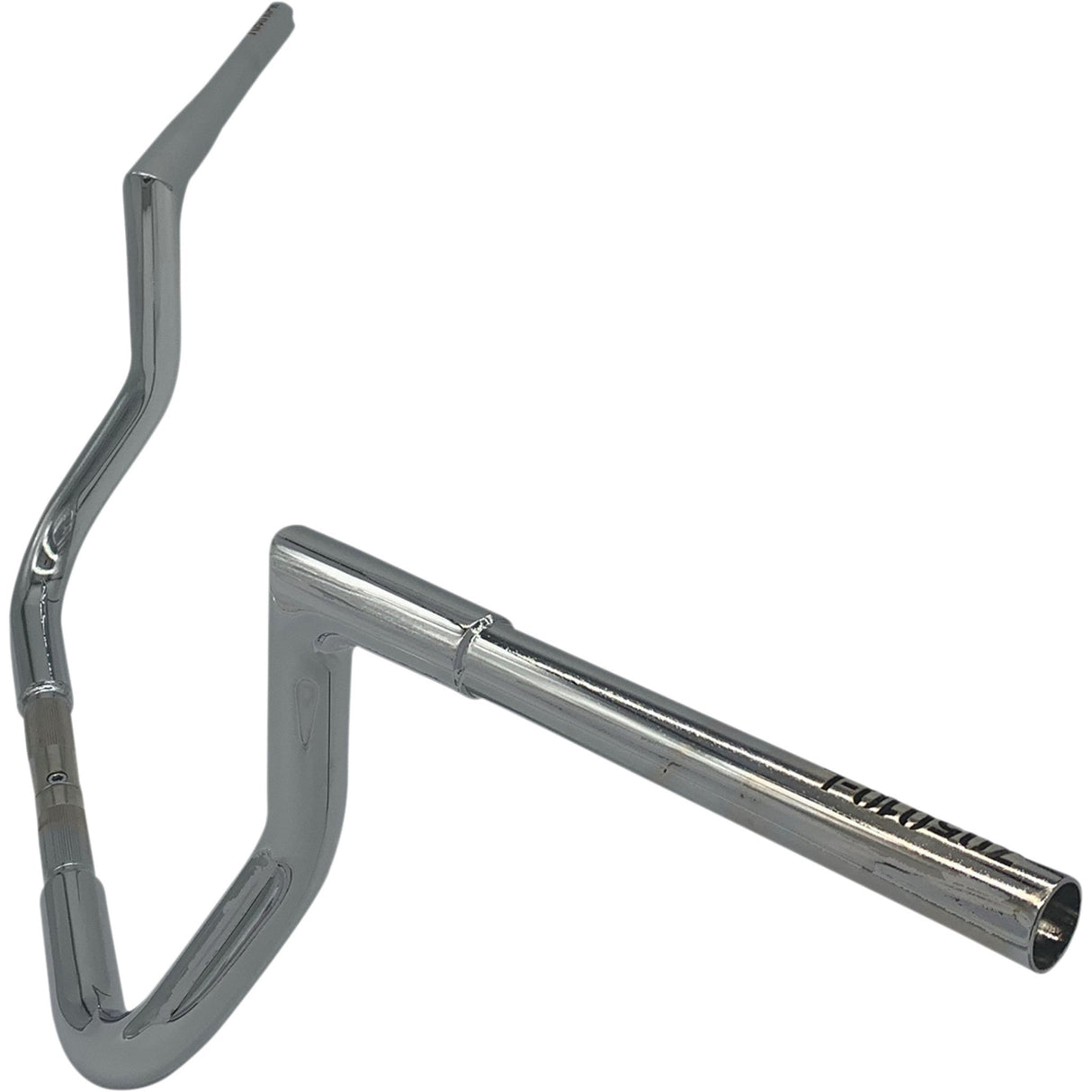 FAT Baggers INC. 1-1/4" EZ Install Flat Top Handlebar 10" Chrome - 705010 For Harley Touring 1986-2022