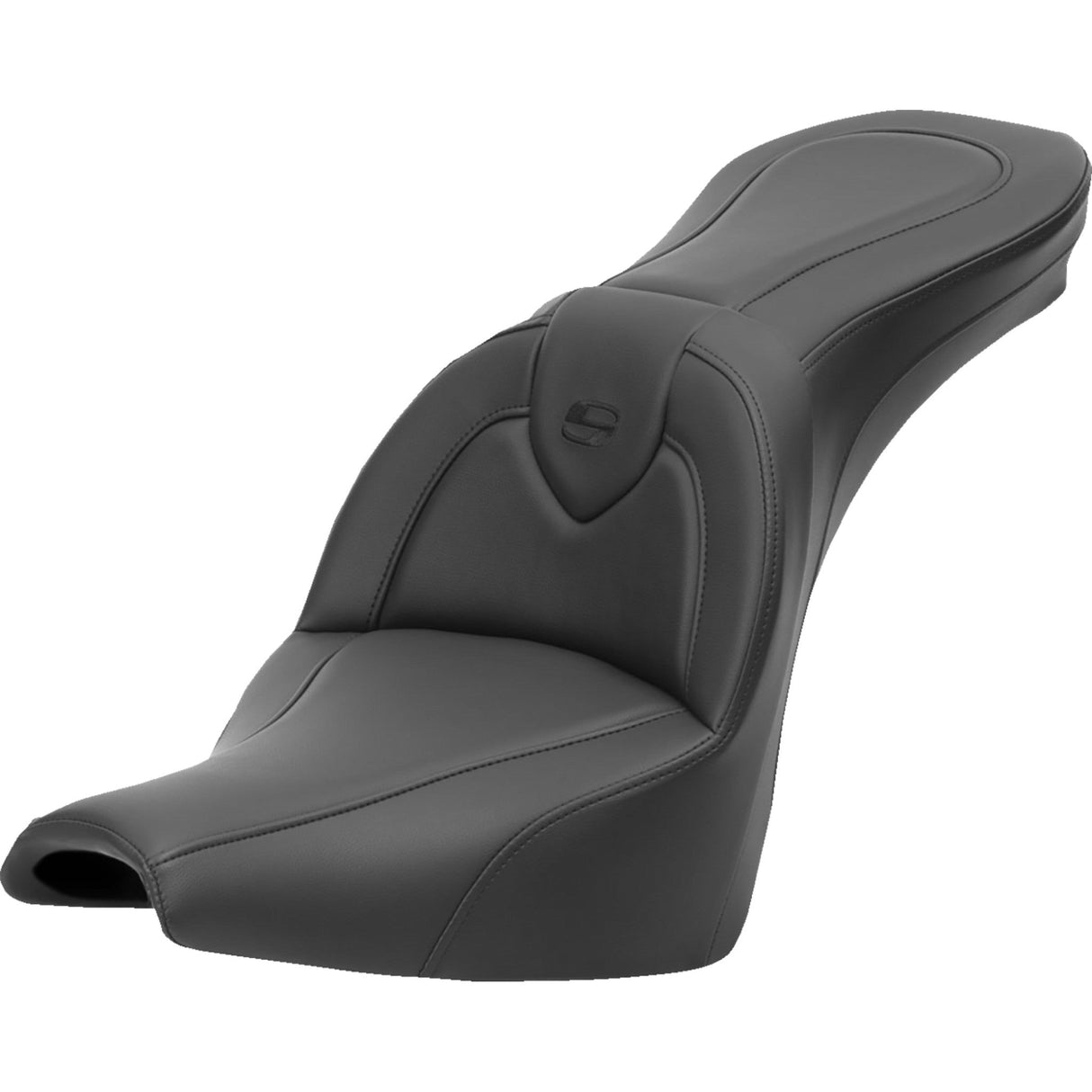 Saddlemen Roadsofa™ Standard Reach Seat Without Backrest Black Stitching - 818-30-187 For Harley Softail 2018-2025