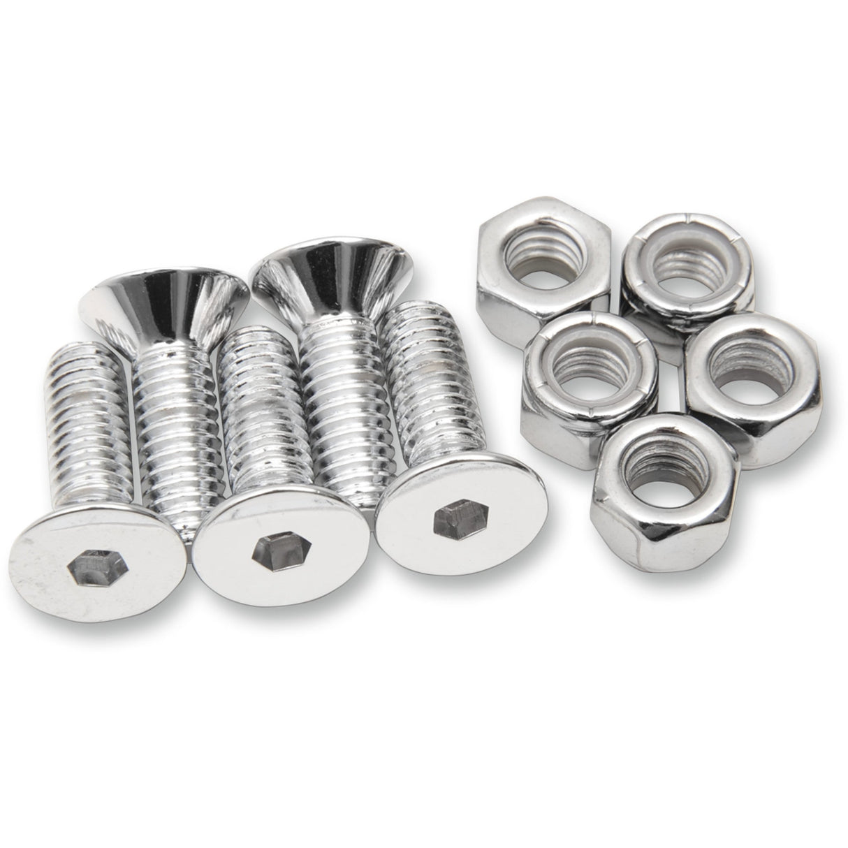 Colony Rotor, Sprocket And Belt Mounting Hardware Kit Brake Rotor Socket-Head Countersunk 1" - 8831-10 For Harley Dyna 1980-1983