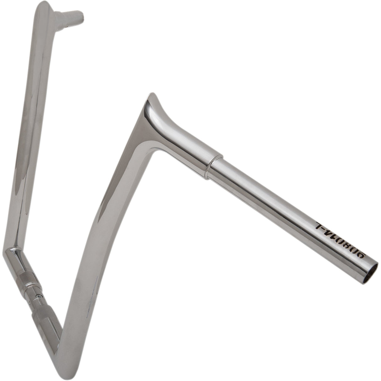 FAT Baggers INC. 1-1/4" EZ Install Pointed Top Handlebar 14" Chrome - 908014 For Harley Motorcycles 2007-2025