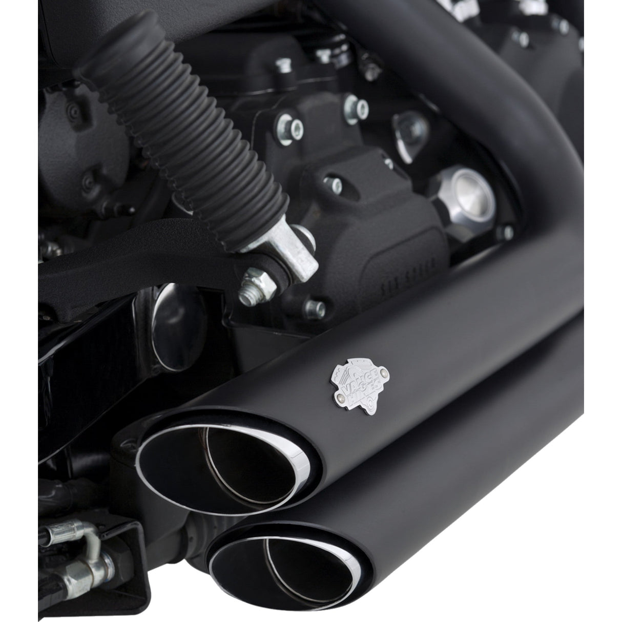Vance & Hines Shortshots 2-Into-2 Exhaust System - 47317 For Harley Dyna 2006-2009