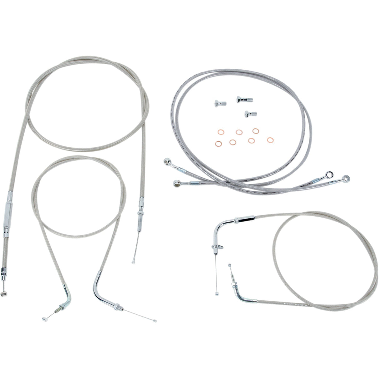 Baron Cable Kit - BA-801300KT-16 Yamaha V-Star 1300 2007-2017