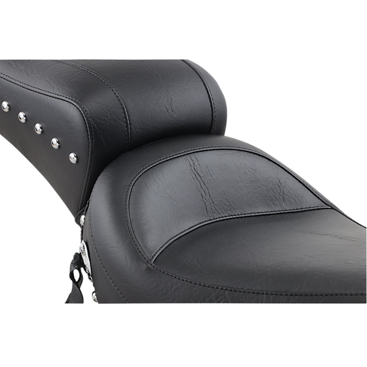 Mustang Studded 2-Up Seat FX - 75302 For Harley Motorcycles 1958-1984