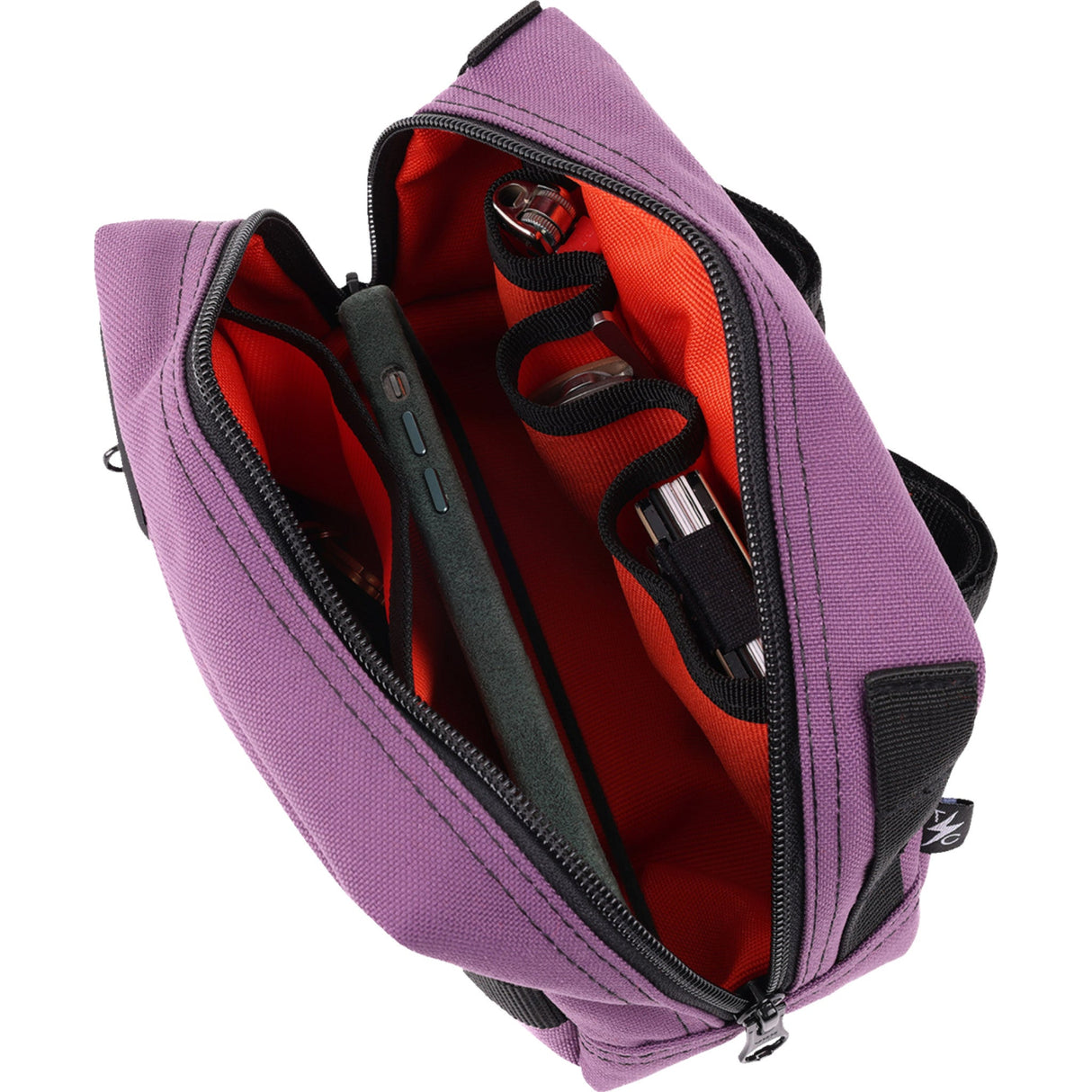 THRASHIN SUPPLY CO. 3510-0198 THB-0024 Handlebar Bag - Purple