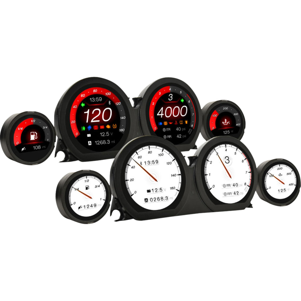 KOSO NORTH AMERICA 2210-0702 BA064930 HD-03X | TFT Gauge Set harley-davidson®