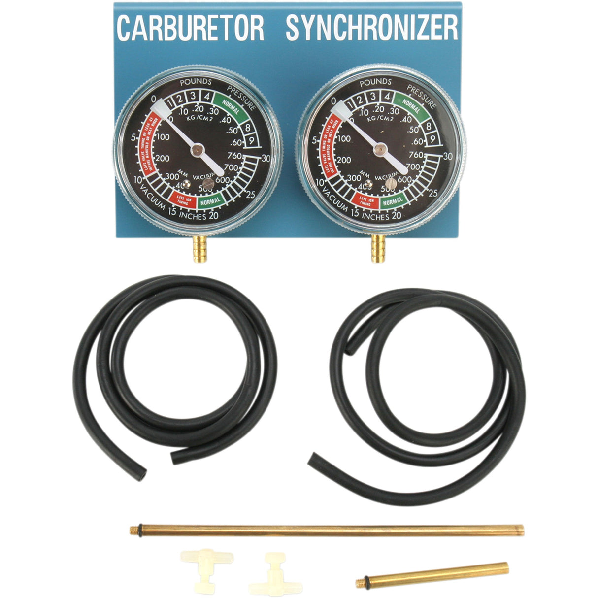 PARTS UNLIMITED 3804-0004 Carburetor Synchronizers Vacuum Synchronizer 2-Carburetor Set