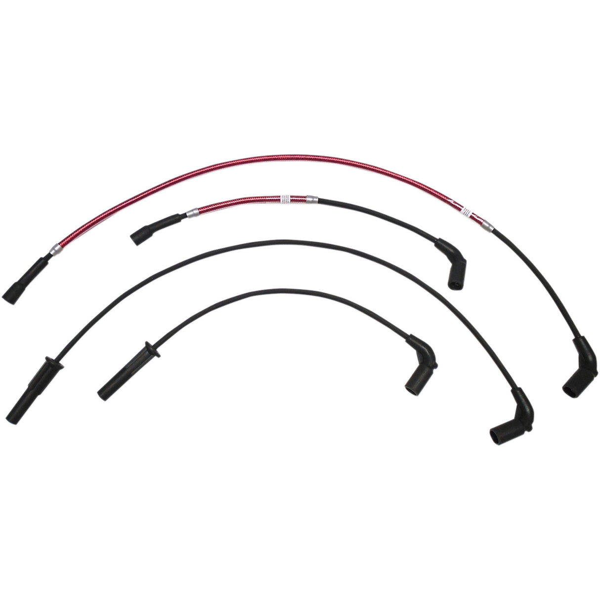 MAGNUM SHIELDING 2104-0342 3046T Braided Spark Plug Wire - Spark Plug Wire Set - Red - FL